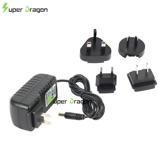 24W 7.5V2.5A 12V2A 24V1A Interchangeable Power Adapter 24W 7.5V2.5A 12V2A 24V1A Interchangeable Power Adapter
