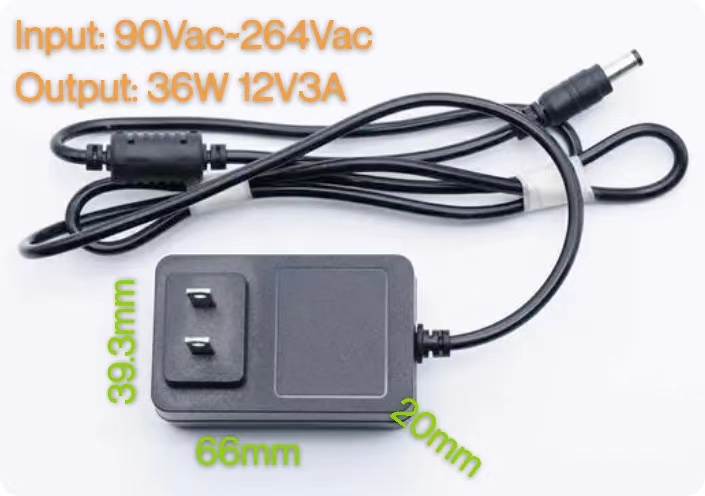 12V3A 36W GaN wall plug in power adapter.jpg 12V3A 36W GaN wall plug in power adapter.jpg