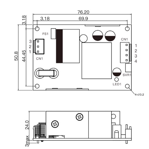 size of the PCB board-Medical Power Supplies-1.jpg size of the PCB board-Medical Power Supplies-1.jpg