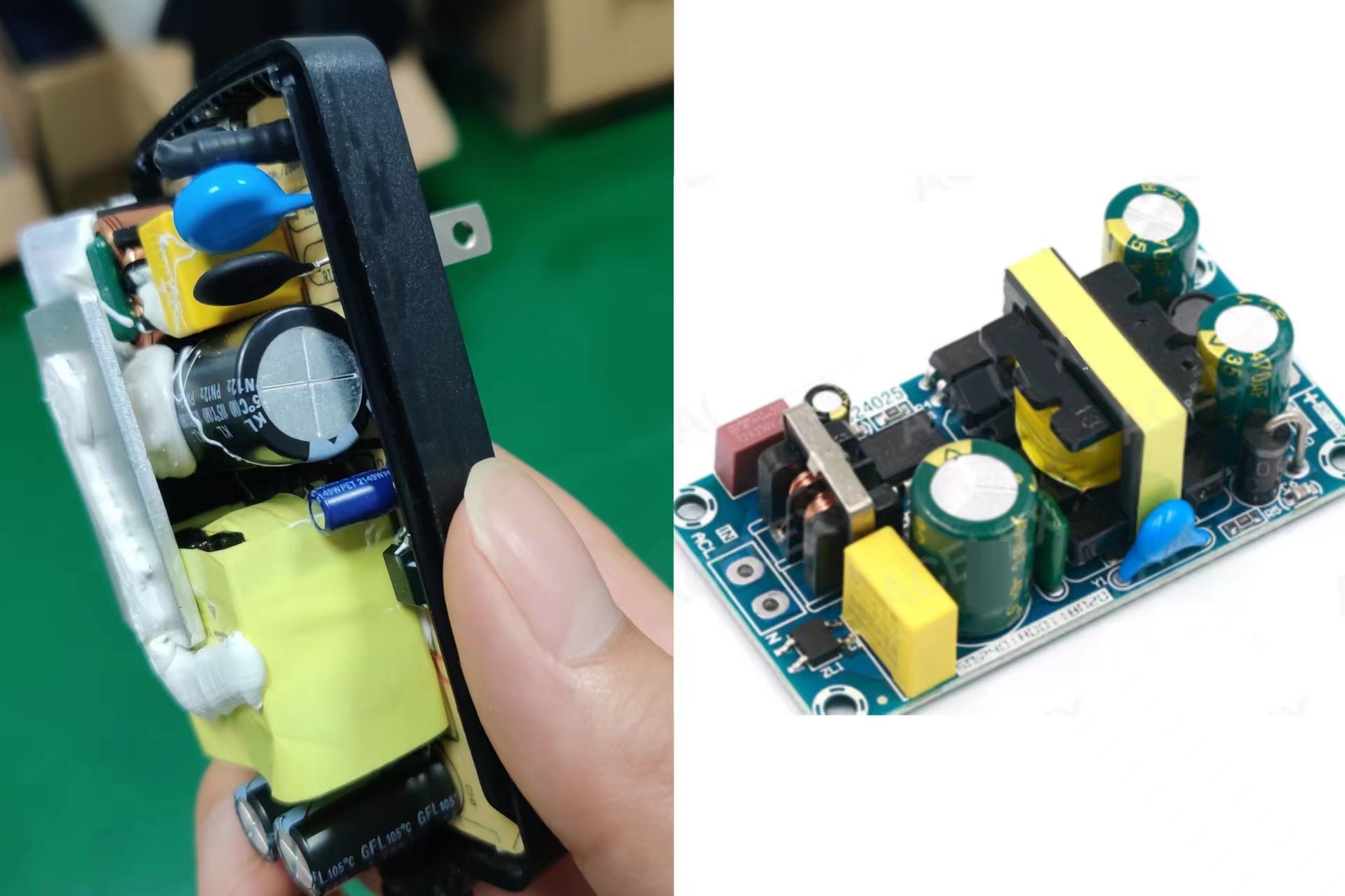 The main difference between the power adapter and the charger 