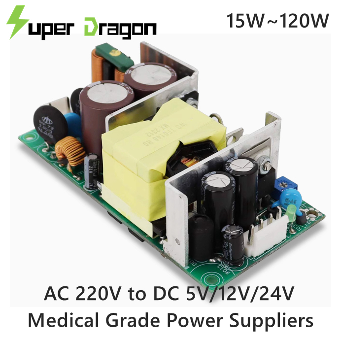 Open Frame Medical Grade AC/DC Chassis Power Supplies IEC 60601-1 Standard Power Supply