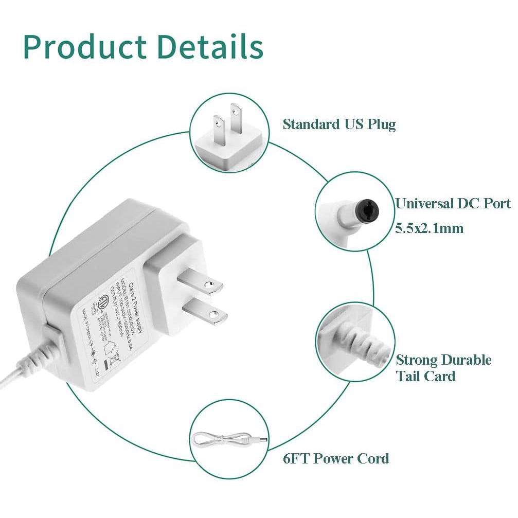 24V 0.5A/0.65A Diffuser Power Cord For Essential Oil Diffusers Humidifiers Replacement Adaptor 24V 0.5A/0.65A Diffuser Power Cord For Essential Oil Diffusers Humidifiers Replacement Adaptor